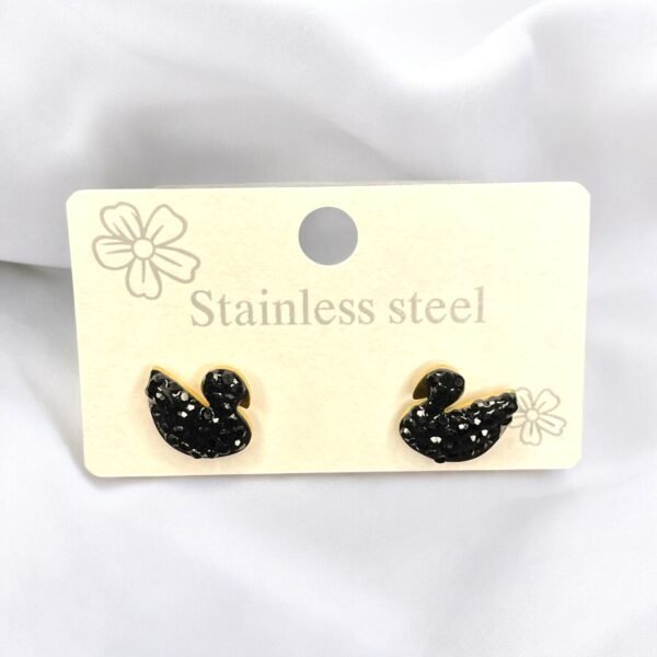 JW-020 Black Color Fashion Earrings