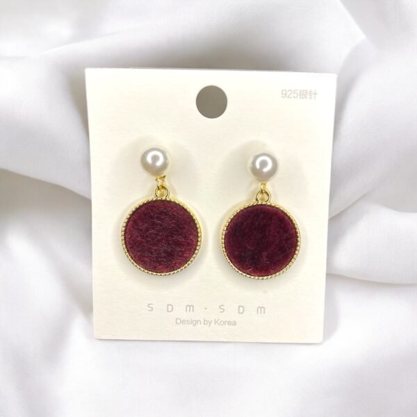 JW-013 Elegant Red Earrings